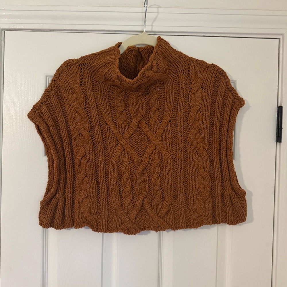 Free People Cable Knit Sweater